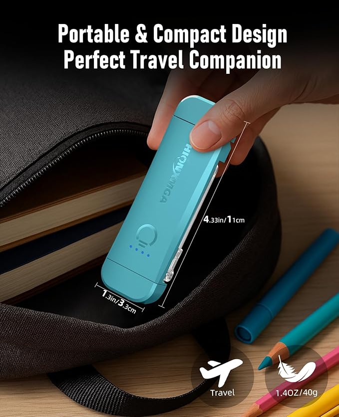 Book Reading Light, Silent Touch Clip-on Book Lamp