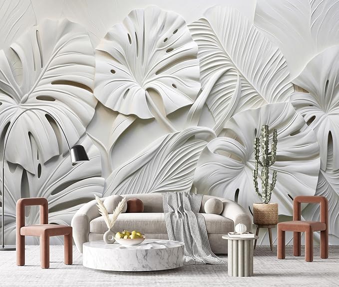 -3D Plant Living Room Wallpaper XT22 L 180" x 115"