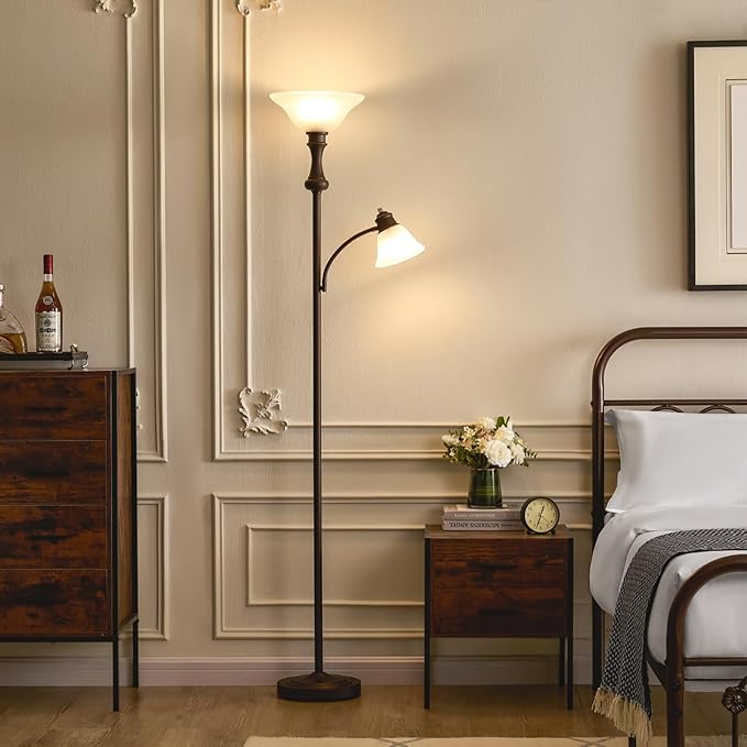 71'' Torchiere Floor Lamp for Bedroom
