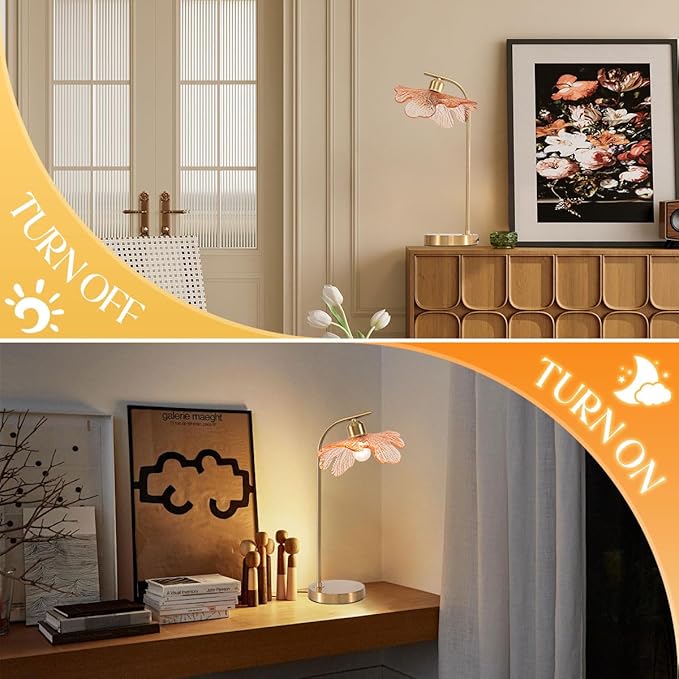 Mid Century Modern Table lamp 2 Pack Gold Table Lamps