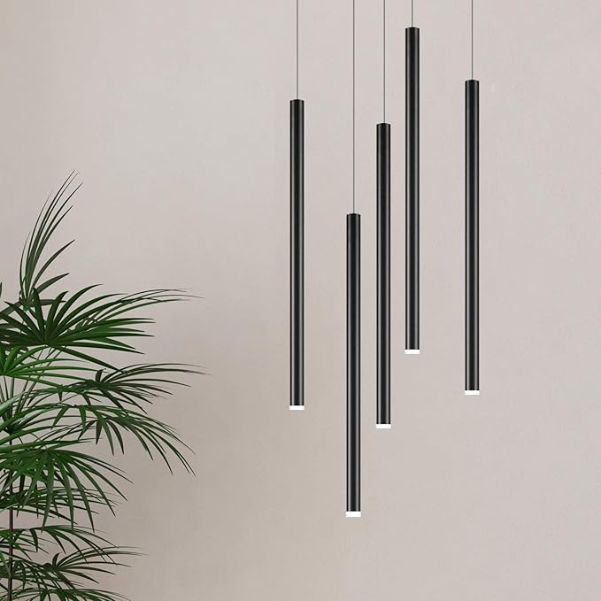 contec development CANALIS 5 Mini Pendant Lighting Black