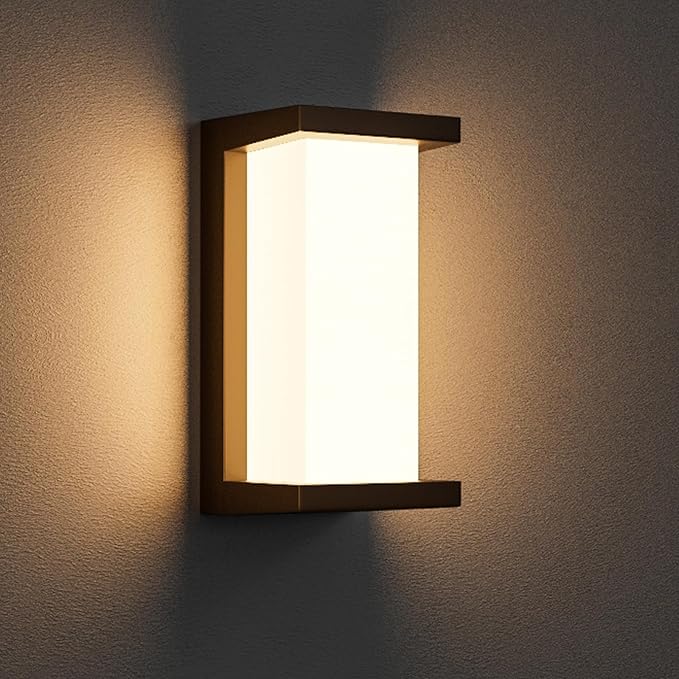 Outdoor Wall Sconce Lights Exterior Lighting fixtures LED, 1500LM 3000K 4000K