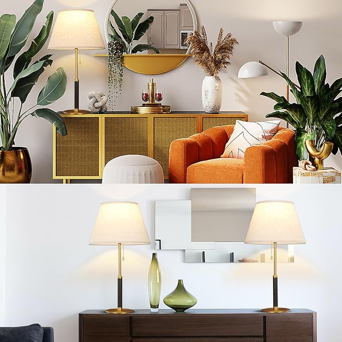 26.4" Living Room Modern Table Lamp Bedside Lamps