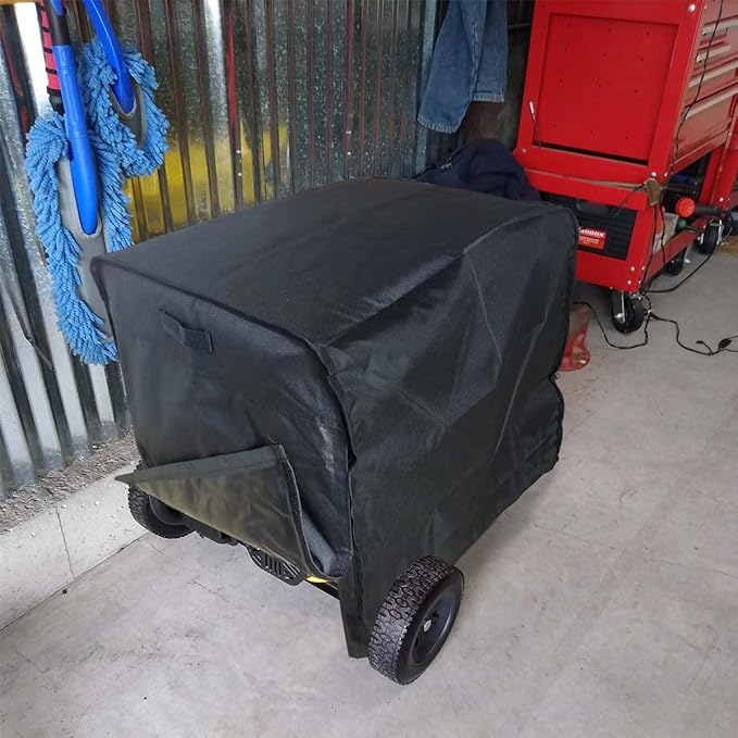 Waterproof Generator Cover 26 x 20 x 20 inch, for Most Generators 3000-6500 Watt, Heavy Duty Thicken 600D Polyester,Weather and UV Resistant
