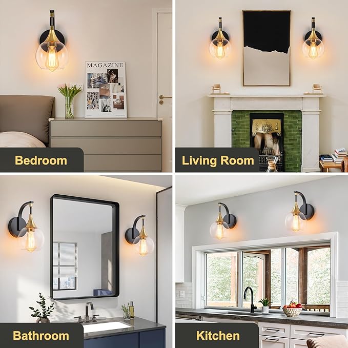 Modern Wall Sconce, 1-Light Wall Light Fixture