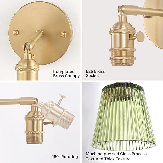 Vintage Wall Sconces Set of 2