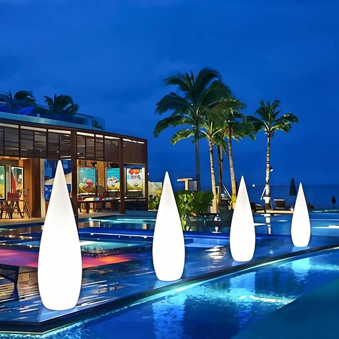 Outdoor Water Drop Lights, Waterproof Lawn Light, Courtyard Garden Terrace
