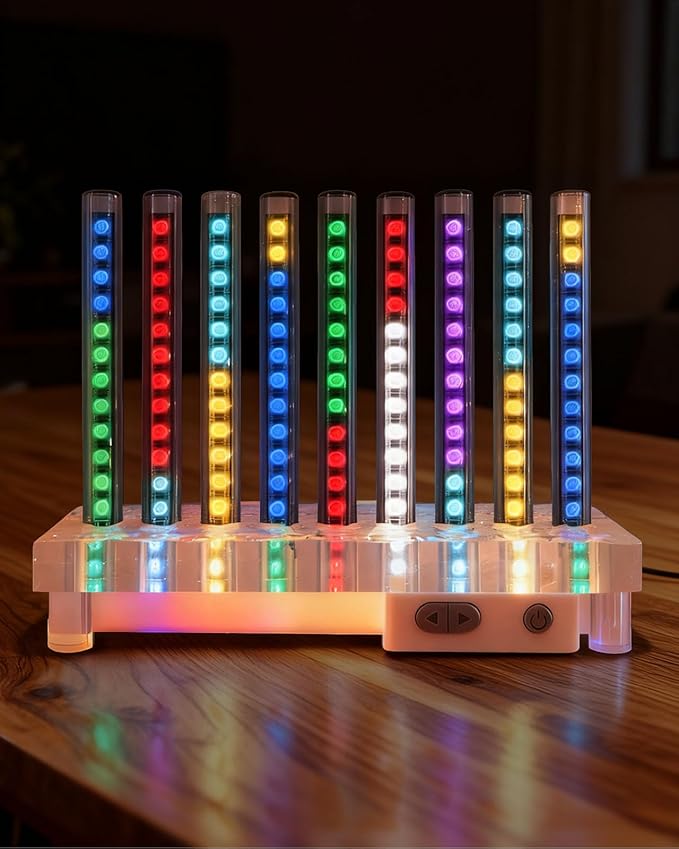 Nobiggie 9-Tube RGB Ambient Lighting Lamp, Artistic LED Mood Light