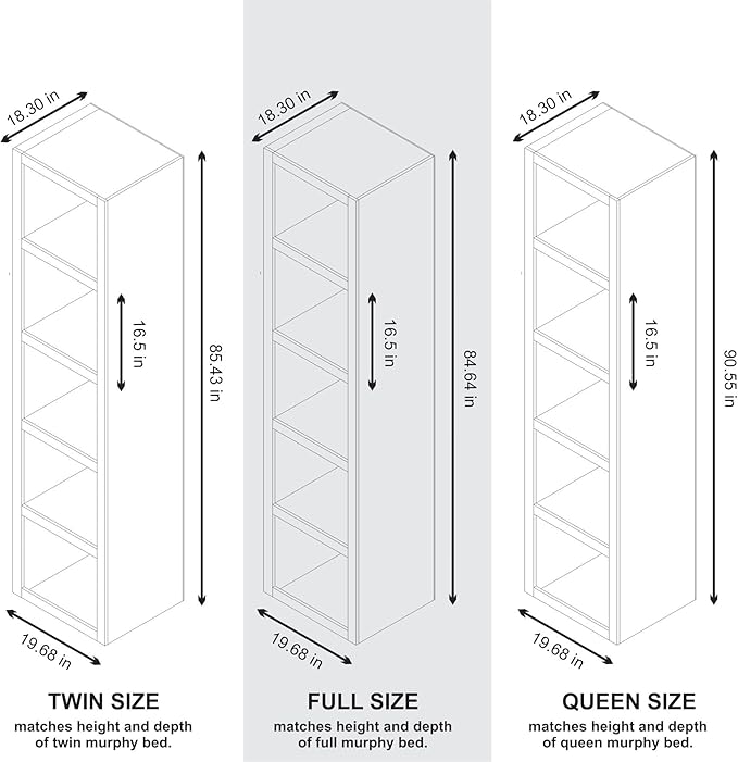 Oakland Living Grey 85-in Tall Wooden Bookcase Shelf
