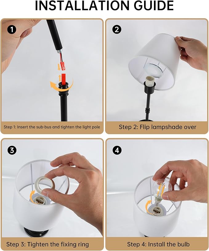 Portable LED Table Lamp, Rechargeable Cordless Desk Lamp