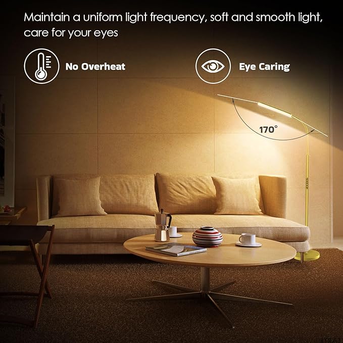 Dimunt LED Floor Lamp, Bright 15W Floor Lamps
