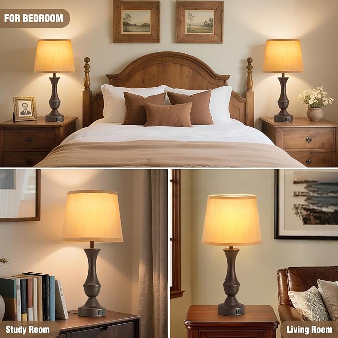 Luvkczc 22" Table Lamp Set of 2