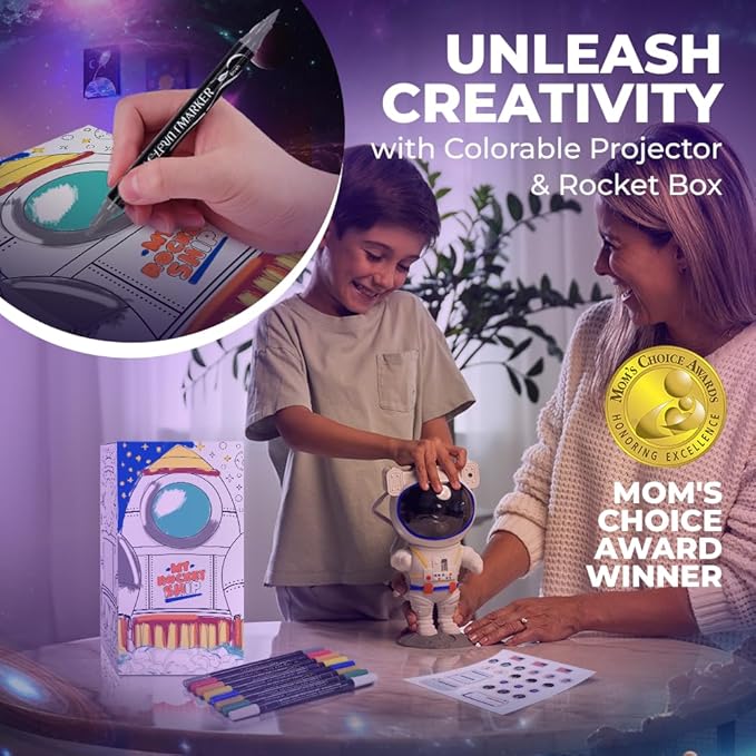 Mind-Glowing Color My Astronaut Galaxy Projector
