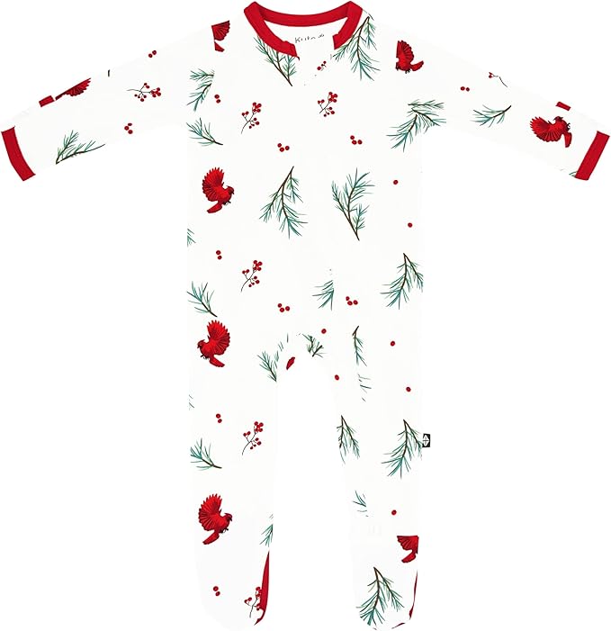 KYTE BABY Unisex Zipper Closure Footies, Rayon Made From Bamboo, 0-24 Months