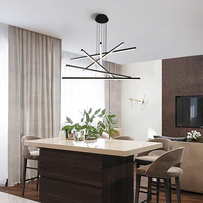 JAYMP Modern LED Chandeliers Dimmable Pendant Light Fixture