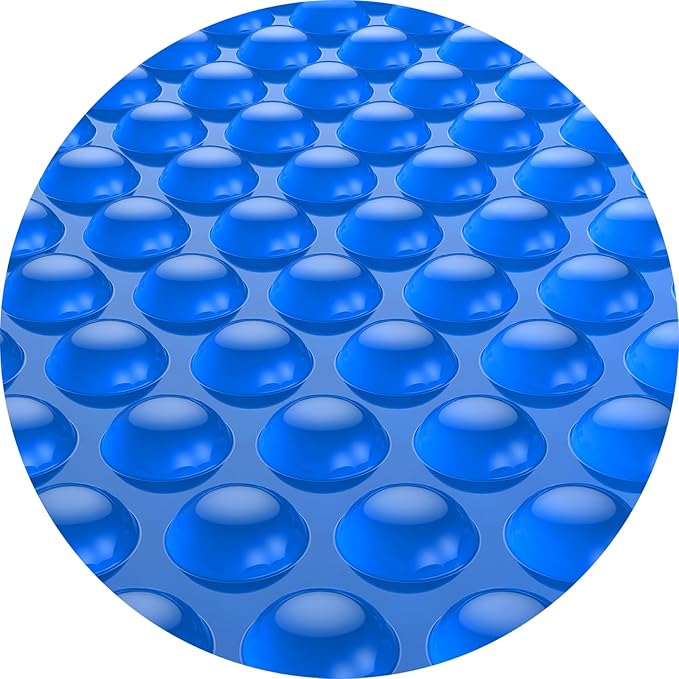 BigXwell Solar Pool Cover, 12Mil Round 12 Foot for Above-Ground and In-Ground Pools, 1200Series Solar Blanket for Swimming Pool (Round 12 FT)