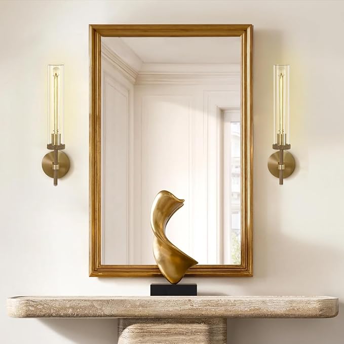 Brass Sconces Wall Lighting, Bathroom Wall Sconces Lighting Vanity Lights Wall