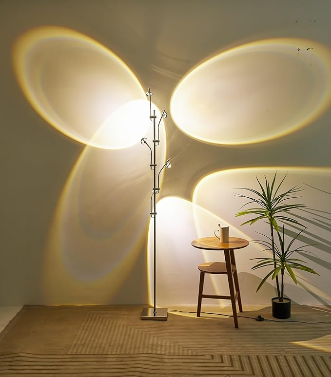 NKU Sunset Floor Lamp Projector 5 Head Multi Head Floor Light