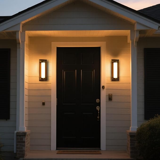 Hyunbae Outdoor Wall Sconce, Mid Century Modern Outdoor Wall Light Fixtures