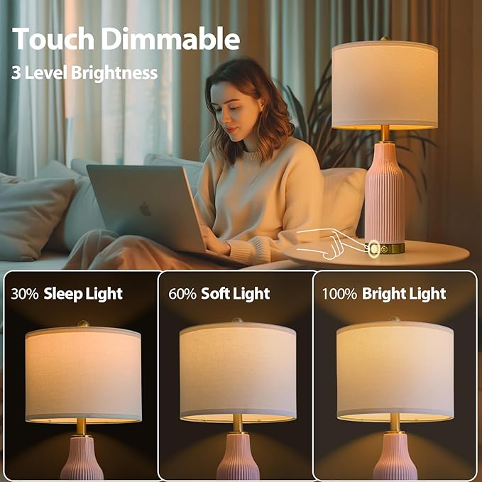 24.5" Modern 3-Way Dimmable Touch Control