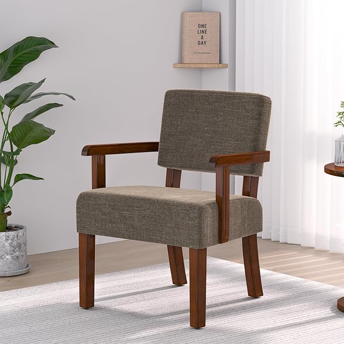 Accent Chair, Living Room Chairs Oversized with Soft Seat and Armrests for Dinning Bedroom Reading and Waiting Rooms