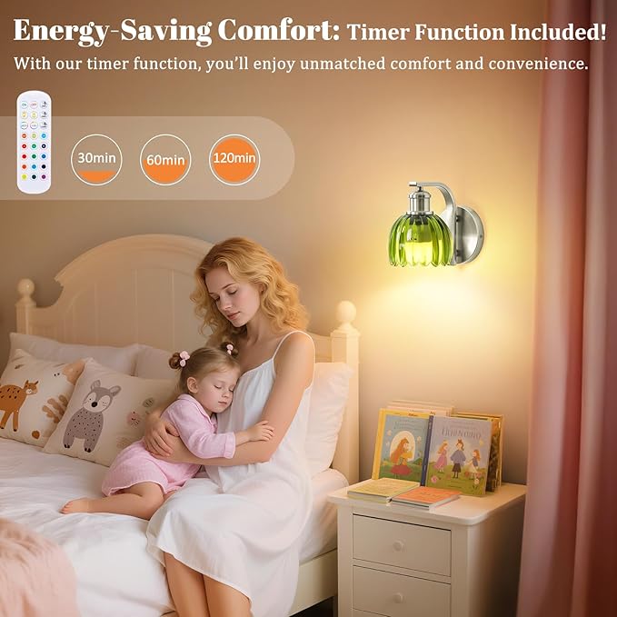 VerRon Rechargeable Battery Operated Wall Sconce