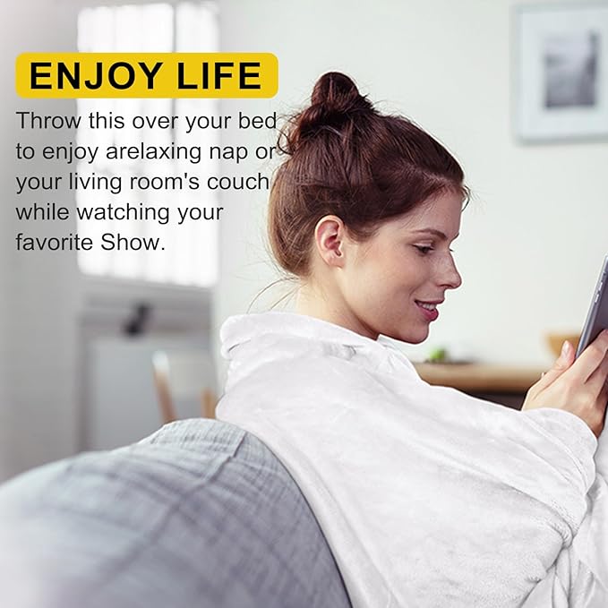Movie Popcorn Blanket Gifts for Women Girls Adults Kids Soft Warm Lightweight Cozy Cinema Popcorn Theme Throw Blankets for Bed Sofa Couch Living Room Decor 50x60in