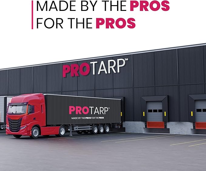 PROTARP Extreme Heavy Duty 22 Mil Tarp Cover, Waterproof, UV Resistant, Rip and Tear Proof, Poly Tarpaulin with Reinforced Edges for Roof, Camping, Patio, Pool, Boat. (Green/Black 25′ X 45′)