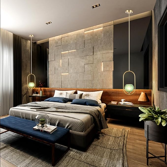 Modern Gold Globe Pendant Light
