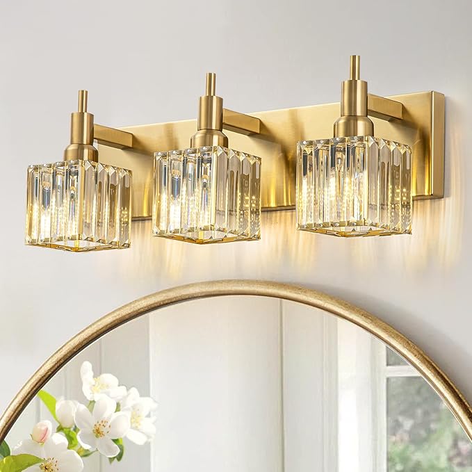 Gold Bathroom Vanity Lights
