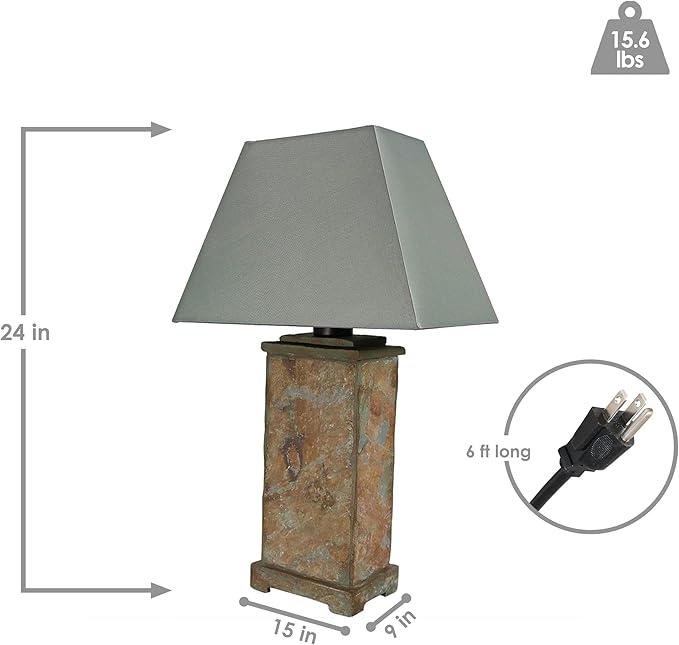 Sunnydaze 24" Outdoor Table Lamp