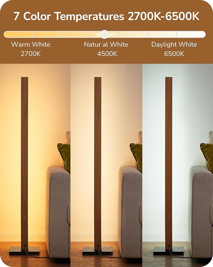 EDISHINE Mid Century Modern Floor Lamp