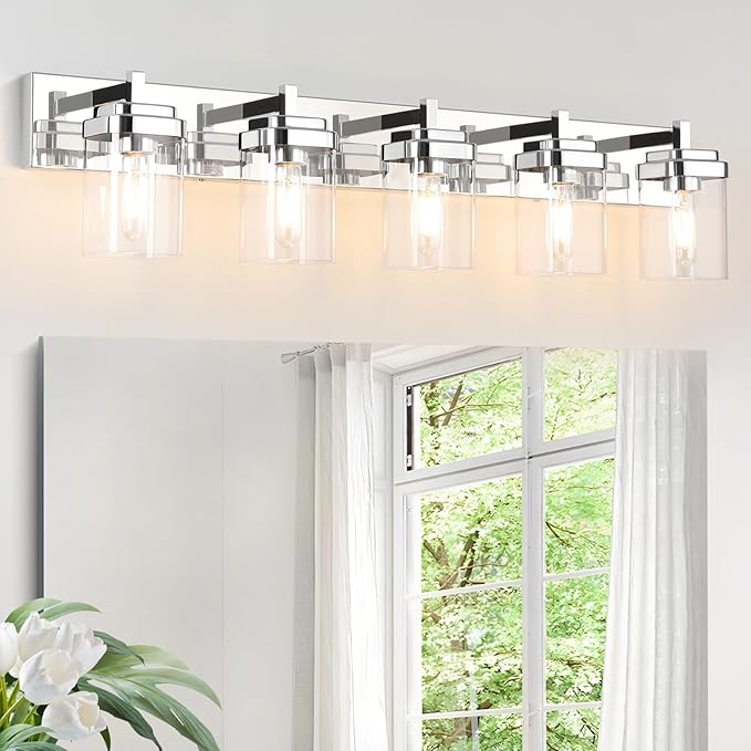 Vanity Light Fixture, 5-Light Vanity Light