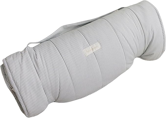 Organic Toddler Nap Mat – 100% Cotton Kids Washable Sleeping Mat & Detachable Pillow – Sleeping Bag with Soft 1.5” Pad – Ideal Nap Mat for Daycare, Preschool, & Sleepovers