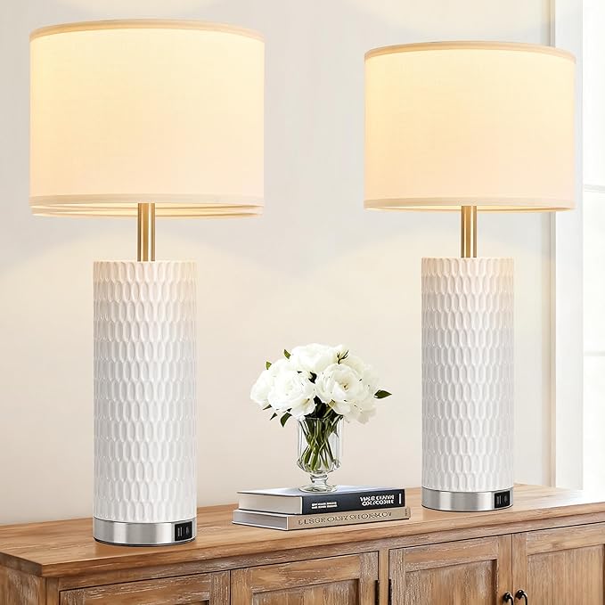 27.5" Ceramic Table Lamp, Table Lamp