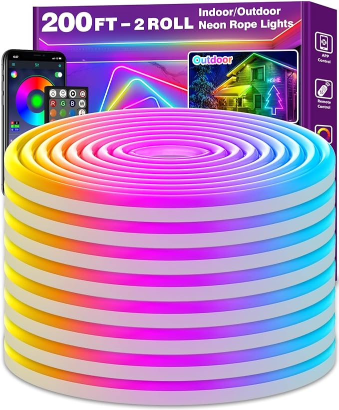 AILBTON 50FT Led Neon Rope Lights Control