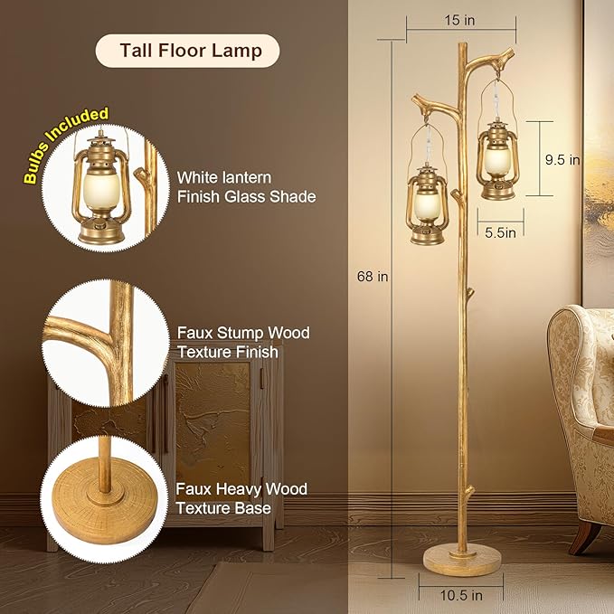 Scenekoy 68” Tall Floor Lamp