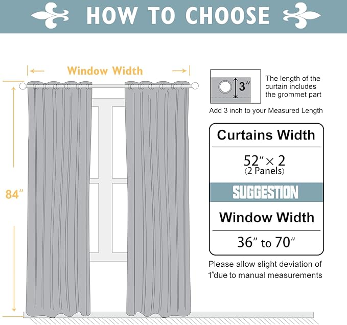 ChrisDowa Blackout Curtains 84 inches Long for Bedroom - 2 Panels Set Grommet Thermal Insulated Room Darkening Curtains for Living Room (Biscotti Beige, 52 x 84 Inch)