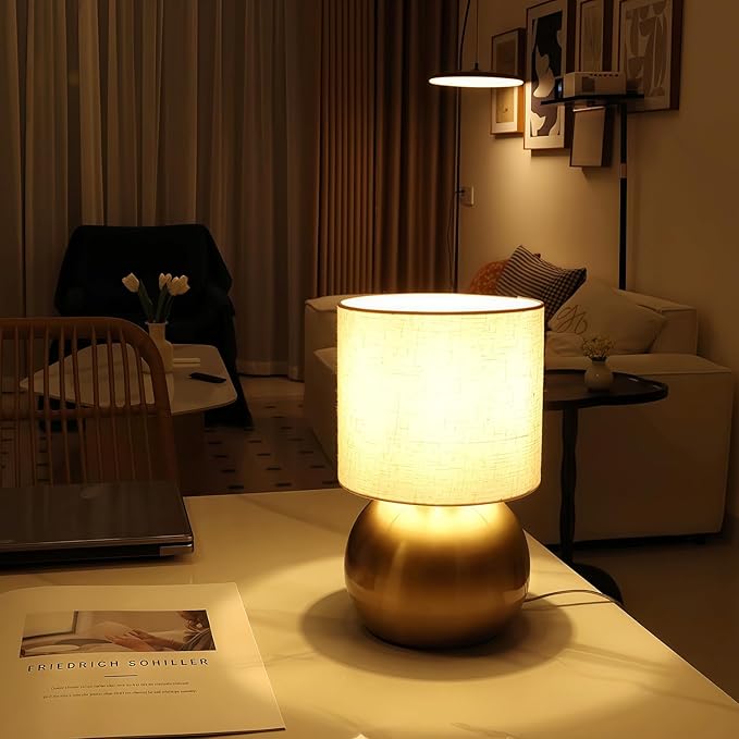 Modern Golden Small Table Lamp