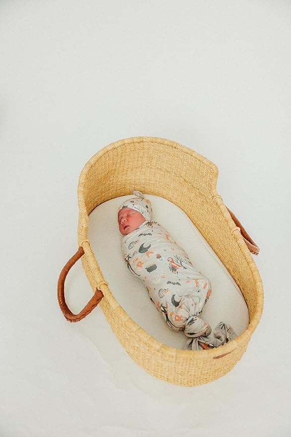 Copper Pearl Large Premium Knit Baby Swaddle Receiving Blanket 'Nightmare Before Christmas'