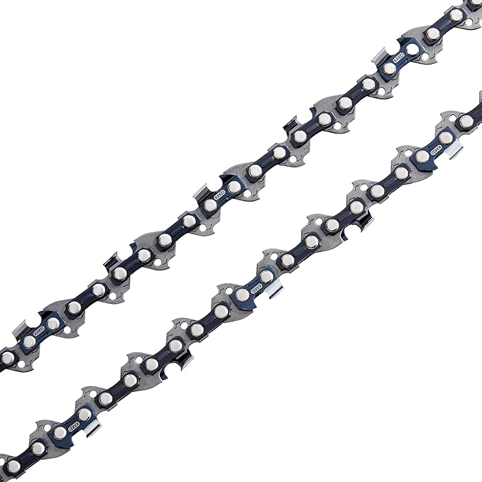 KAKEI 10 Inch Chainsaw Chain 3/8" LP Pitch .043" Gauge 40 Drive Links, Fits Milwaukee M18 FUEL Pole Saw, Ryobi P546, Worx WG322, LCS1020, CMCCS610D1 - R40 (3 Chains) - Semi Chisel