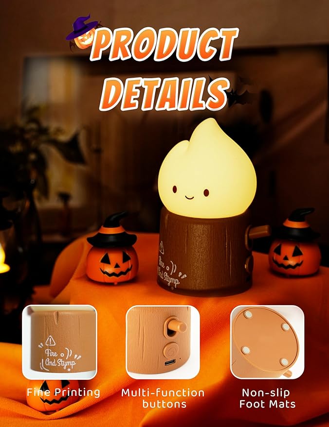 Cute Candles Light, Electronic LED Flameless Candle, Cute Emotional Support
