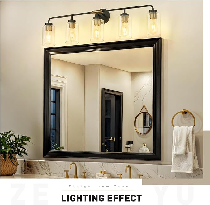 zeyu 36.5 Inch Modern Vanity Lights Over Mirror