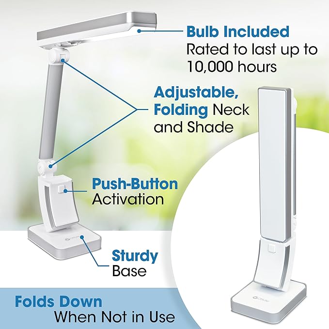OttLite 13W Slimline Desk Lamp