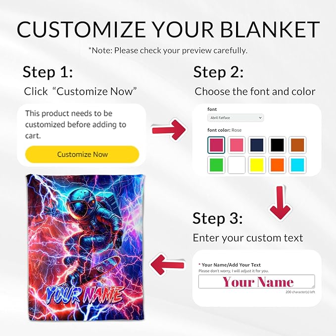 Personalized Boys Throw Blanket Gifts Planet Blankets for Kids 3-5, Toddler - Cozy Fuzzy Flannel Throws for Couch, Sofa & Travel