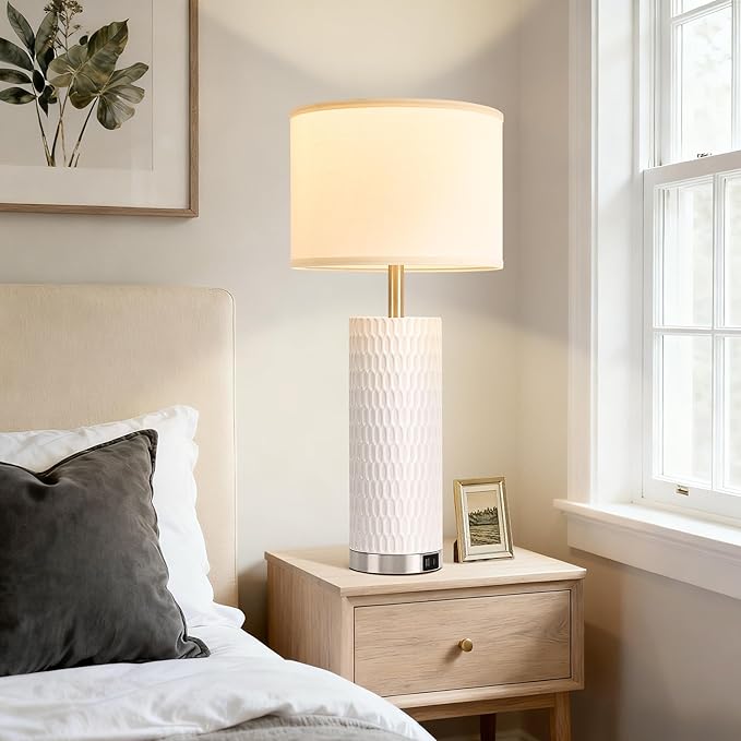 27.5" Ceramic Table Lamp, Table Lamp