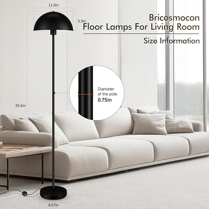 Floor Lamp, Industrial Black Floor Lamps