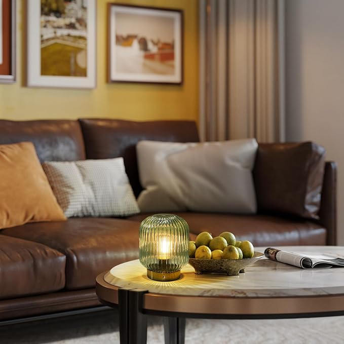 MJ PREMIER Rechargeable Table Lamp, Small Cordless LED Lamp