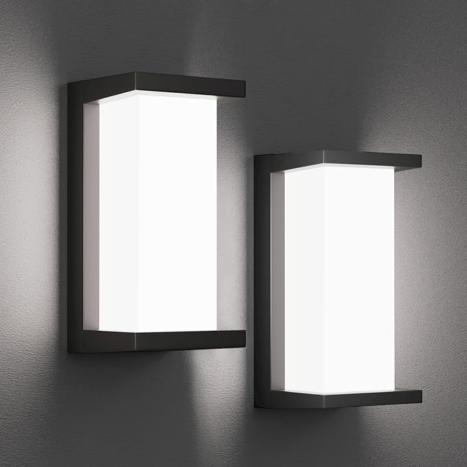Outdoor Wall Sconce Lights Exterior Lighting fixtures LED, 1500LM 3000K 4000K