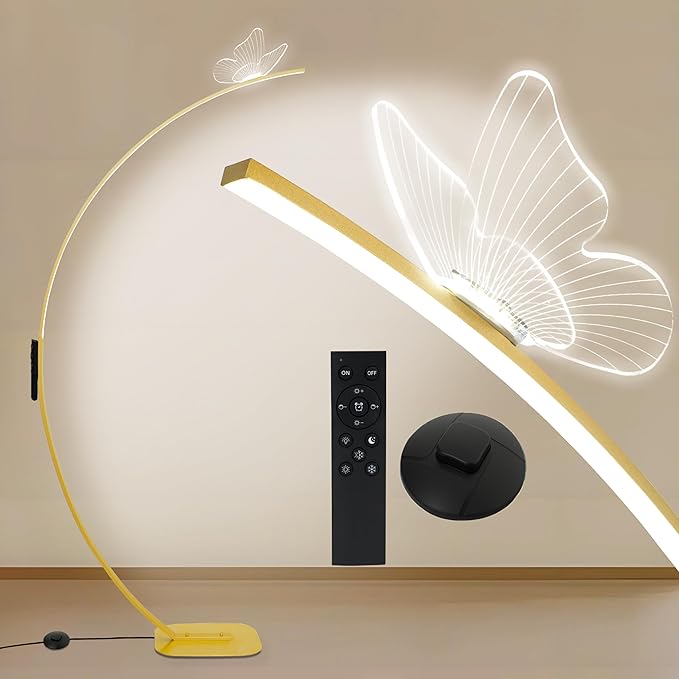 Modern Butterfly Arc Floor Lamp